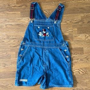 Disney Store Mickey Mouse Short Overalls